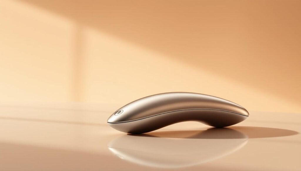 Oligio X 原美電波療程by Glowin Beaute: A sleek, modern cosmetic device showcasing a minimalist metallic design. In the foreground, the device rests on a smooth, reflective surface, casting subtle shadows. The middle ground features a soft, diffused lighting that gently illuminates the device, emphasizing its clean lines and polished finish. The background is a warm, muted palette, creating a calming, professional atmosphere suitable for a medical or beauty-focused application. The overall scene conveys a sense of advanced technology, clinical precision, and luxurious aesthetics, perfectly suited to illustrate the subject of "Oligio X 原美電波適合的肌膚問題". Oligio X 原美電波療程by Glowin Beaute: A sleek, modern cosmetic device showcasing a minimalist metallic design. In the foreground, the device rests on a smooth, reflective surface, casting subtle shadows. The middle ground features a soft, diffused lighting that gently illuminates the device, emphasizing its clean lines and polished finish. The background is a warm, muted palette, creating a calming, professional atmosphere suitable for a medical or beauty-focused application. The overall scene conveys a sense of advanced technology, clinical precision, and luxurious aesthetics, perfectly suited to illustrate the subject of "Oligio X 原美電波適合的肌膚問題".