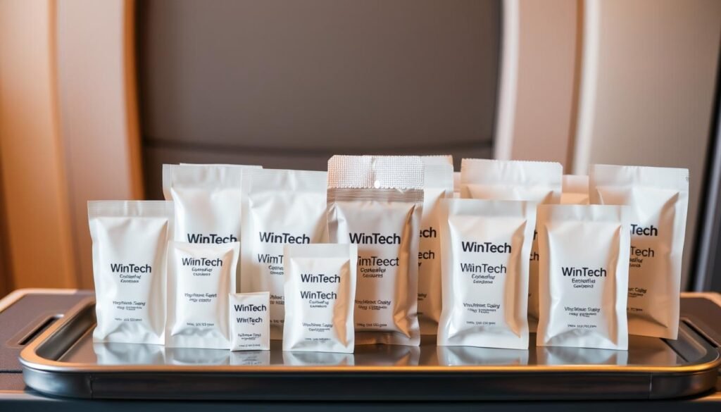 Sachets in In-Flight Catering