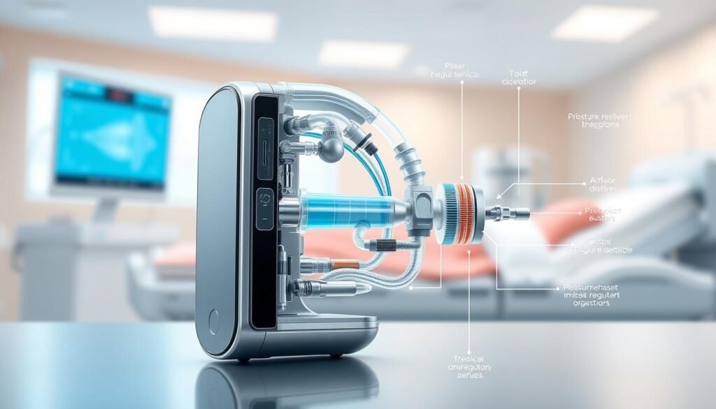 呼吸機基本功能示意圖 呼吸機基本功能示意圖