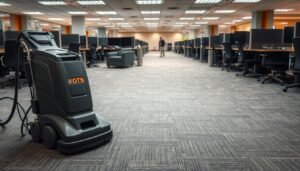 Read more about the article 高密度辦公區的地毯清潔挑戰與洗地毯解決方案